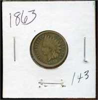 Indian Head Cent 1863