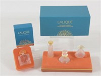 Art Deco Lalique Perfume Bottle Collection Sets