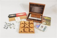 Assortment of Games, Backgammon, Cribbage