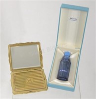 Worth Paris Perfume Bottle & Stratton Compact