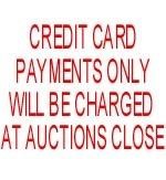 CREDIT CARD PAYMENTS ONLY