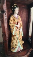 VERY LARGE FULL FIGURE LADY FIGURE 43" Tall