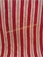 Restoration Hardware Red Striped King Quilt