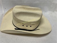 Double S Straw cowboy hat