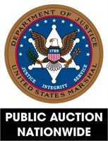 U.S. Marshals (nationwide) online auction ending 1/11/2022