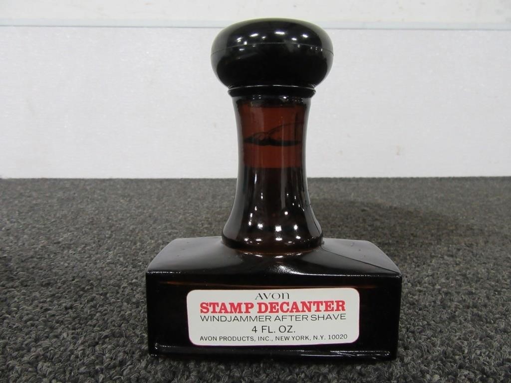 Avon Stamp Decanter After Shave | United Country Musick & Sons
