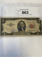 $2 1953A  UNITED STATES NOTE