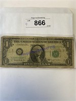 $1 1963B  G FEDERAL RESERVE NOTE