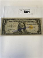 $1  1935A SILVER CERTIFICATES