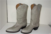 Size 10b Grey Cowboy Boots Previously Worn