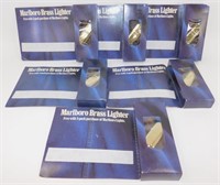 6 NIB Vintage Marlboro Brass Lighters