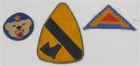 Vintage WWII Military Patches - Alaska Defense,