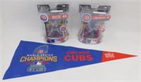 Lot of Rizzo & Contreras Figures plus Cubs 2016