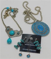 Native American Style Turquoise Jewelry
