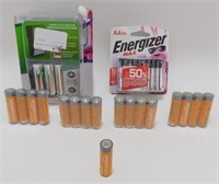 New AA Batteries including Rechargeable