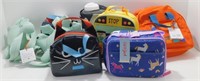 * Lot of 9 New Kid's Lunch Totes/Backpacks