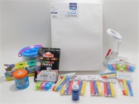 * New Art Supplies - Canvases, Markers, Colored