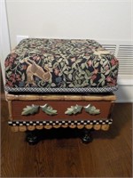 Tapestry Footstool
