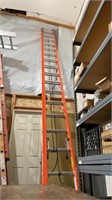Two extendable ladders