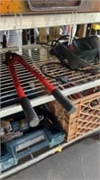 Drills, saws, calibration kit, crimping tool, dies