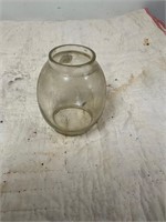 Frisco clear railroad lantern globe