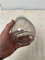 Clear railroad lantern globe