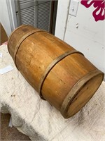 Vintage wooden nail keg barrel