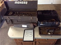 2 Toolboxes and Contents & Handsaw