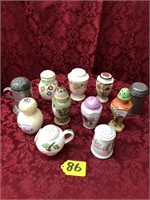 Collection of Sugar Shakers, Some Rare