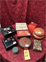 Collection of Decorative Boxes, Jewelry Boxes