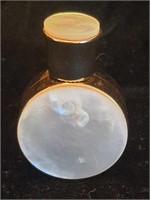 Vintage Perfume Bottle W/Shell Inlay