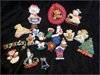 Avon Bell, Hallmark Bears & Christmas Pins