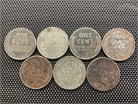 7 - 1943 Steel Cents