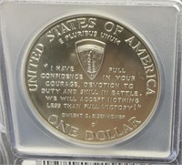 1991-1995 - D World War II $1 Silver Commemorative
