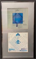 Vasarely Chess Set Limited Edition Print