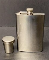 Stainless Steel Flask & Travel Shot Glass