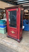 Nice Painted Curio Cabinet
