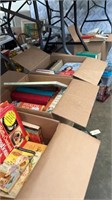 Lot of 5 Boxes of Books