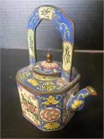 Antique Enamel Teapot