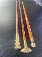 Brass & Wood Canes