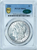 $1 1901  PCGS  MS61 CAC