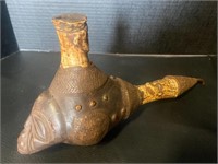 15” Carved African Pipe