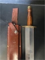 17.5” Wood Handled Knife