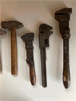 Grouping of 11 Erie Railroad Tools