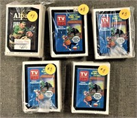 (5) Topps Wacky Pack Sets,1980 Series 4, 1985 Sets