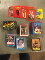 (7) Complete Card Sets, A-Team, Goonies,Rocky