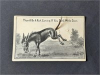 Interactive Postcard, Donkey