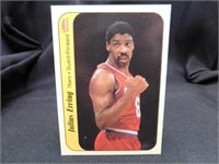 1986 Fleer NBA Julius Erving Sticker Card 5 or 11