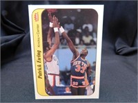 1986 Fleer NBA Patrick Ewing Sticker Card 6 of 11