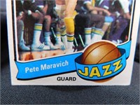 3- Pistol Pete Maravich Basketball Cards NBA